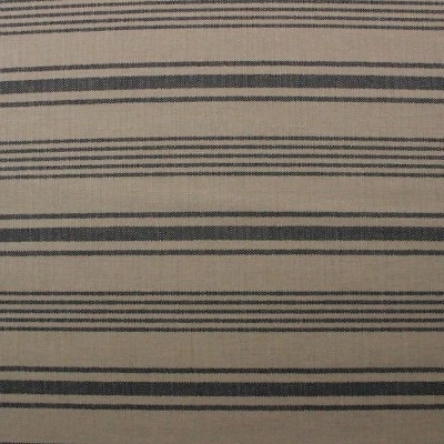 BALLARD DESIGNS SUNBRELLA CROSS COUNTRY NAVY BLUE STRIPE FABRIC 1.8 YARDS 54"W - Image 1 of 4