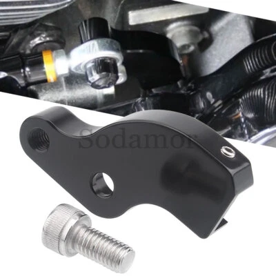 Schalthebel Neutral Assist Halterung Schwarz Für Harley Softail Touring Bagger - Bild 1 von 4