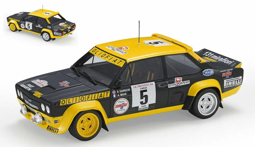 TOPMARQUES TOP43F FIAT 131 ABARTH N.5 WINNER RALLY TOUR DE COURSE 1977 DARNICHE- - Immagine 1 di 1