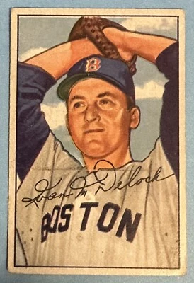 1952 BOWMAN Baseball #250 Ivan DeLock Red Sox - Image 1 of 2