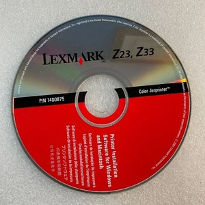 Lexmark Z23 Z33 Color Jet Printer Driver Software CD Disk For Windows & Mac 2001 - Picture 1 of 5