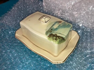 Antike Royal Winton Niagarafälle Butterdose - Bild 1 von 8