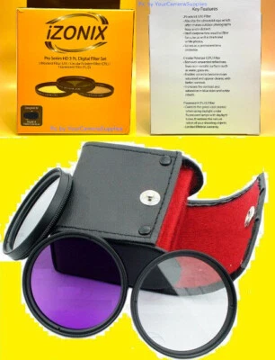 For NIKON P900 P950 - FILTER KIT PL UV FLD Polarizer+Ultraviolet+Fluorescent - Image 1 of 4