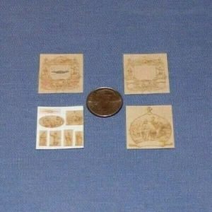 Casa de Muñecas Miniatura Religioso Certificado de Bautismo Papelería Lote Jesús - Imagen 1 de 1