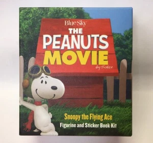 The Peanuts Movie (Snoopy the Flying Ace Figurine, Sticker Booklet) OOP, RP Mini - Picture 1 of 9