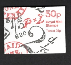 MISCUT DB14 (26) 50p folded booklet + cylinder Postal History SCARCE CAT £150 - Picture 1 of 1
