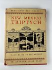 New Mexico Triptych, Fray Angelico Chavez, 1940, 1st Edition, Signed