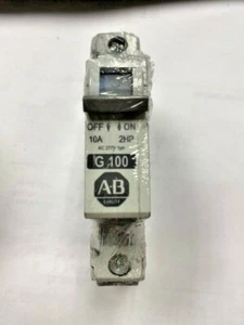 Allen Bradley 1492-CB1-G100 Circuit Breaker, 10 Amp, 2HP 277VAC, 1 Phase, 1 Unit - Picture 1 of 3