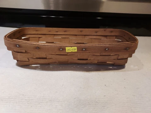 Longaberger  Cracker Basket  1986 nice vintage great condition Cover