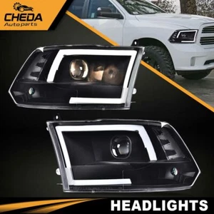 Ajuste para Ram 1500 2500 3500 2009-2012 LED DRL faros esquineros conjunto lámparas GP - Imagen 1 de 12