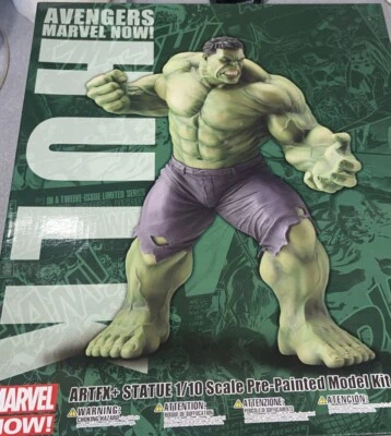 Kit PVC Kotobukiya Marvel Now ARTFX + Hulk escala 1/10 Foto 1 de 2
