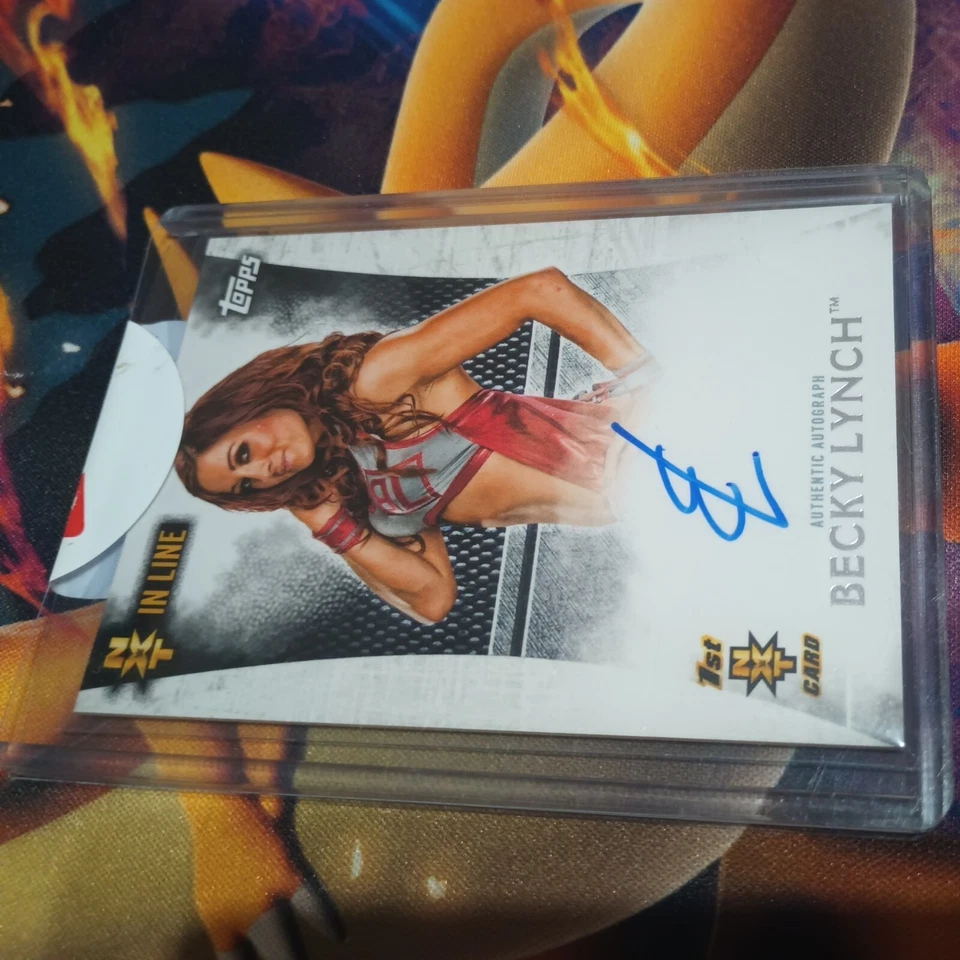 2015 Topps WWE Undisputed BECKY LYNCH NXT Rookie Autograph On Card RC Auto - Image 1 of 1