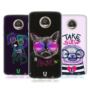 FUNDA DE GEL SUAVE HEAD CASE DESIGNS ANIMALES DE CADERA PARA TELÉFONOS MOTOROLA - Imagen 1 de 10