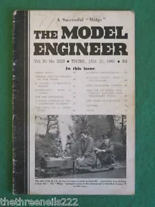 MODEL ENGINEER - CHRONOGRAPH - 20 Jan 1944 vol 90 #2228 - Imagen 1 de 1