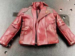 Hot Toys HT MMS539 1/6 Star-Lord rot lederähnliche Jacke Kostüm für 12 Zoll. Karosserie - Bild 1 von 6