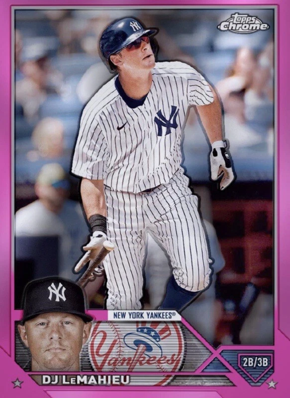 [DIGITAL] Topps Bunt - DJ LeMahieu - Topps Chrome 23 S1 -  Pink Base - Image 1 of 1