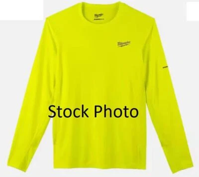 Milwaukee WORKSKIN Lightweight Performance (415HV-XL)- Size XL-Yellow HI VIS - Image 1 of 2
