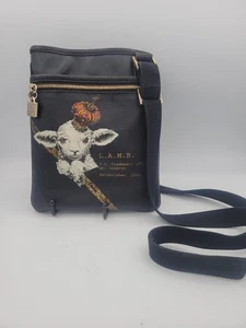 L.A.M.B. Gwen Stefani SUPER RARE Royal Lamb Shoulder Crossbody Bag - Picture 1 of 13