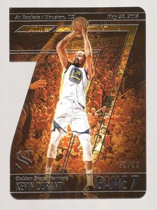 KEVIN DURANT 2024-25 PANINI SILHOUETTE JUEGO 7 TROQUELADO #62/99 **GUERREROS** #9 - Imagen 1 de 2