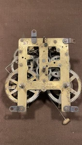 Antique Waterbury Shelf Mantle Wall Clock Movement Parts / Repair Vintage Clock - Picture 1 of 19