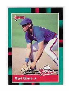 1988 Donruss THE ROOKIES Mark Grace Chicago Cubs Karte 1 KOSTENLOSER VERSAND - Bild 1 von 1