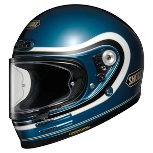 Shoei Glamster Motorcycle Helmet 06 Bivouac TC-2 Blue - Picture 1 of 6