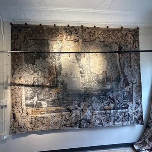 Giant New Machine Woven Polycotton Tapestry with Black Backing and Rod Pocket - Picture 1 of 13
