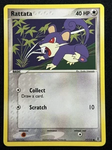 Rattata Feuerrot & Blattgrün 77/112 Pokemon Karte LP-NM - Bild 1 von 2