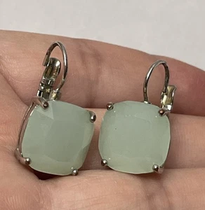 Vintage Glas Ohrring - Bild 1 von 6