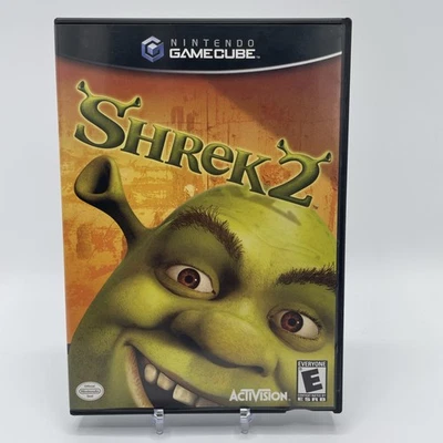 Shrek 2 Nintendo GameCube Complete CIB Black Label  - Image 1 of 4