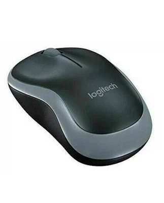 Logitech M185 Plug And Play Wireless Mouse - 12 Month Battery Life - Black/Gray - Image 1 of 4