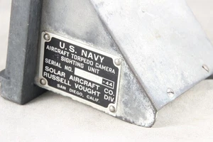 U.S. Navy Aircraft Camera Sighting Unit, Solar Aircraft CO. Russell Vought Div. - Picture 1 of 3