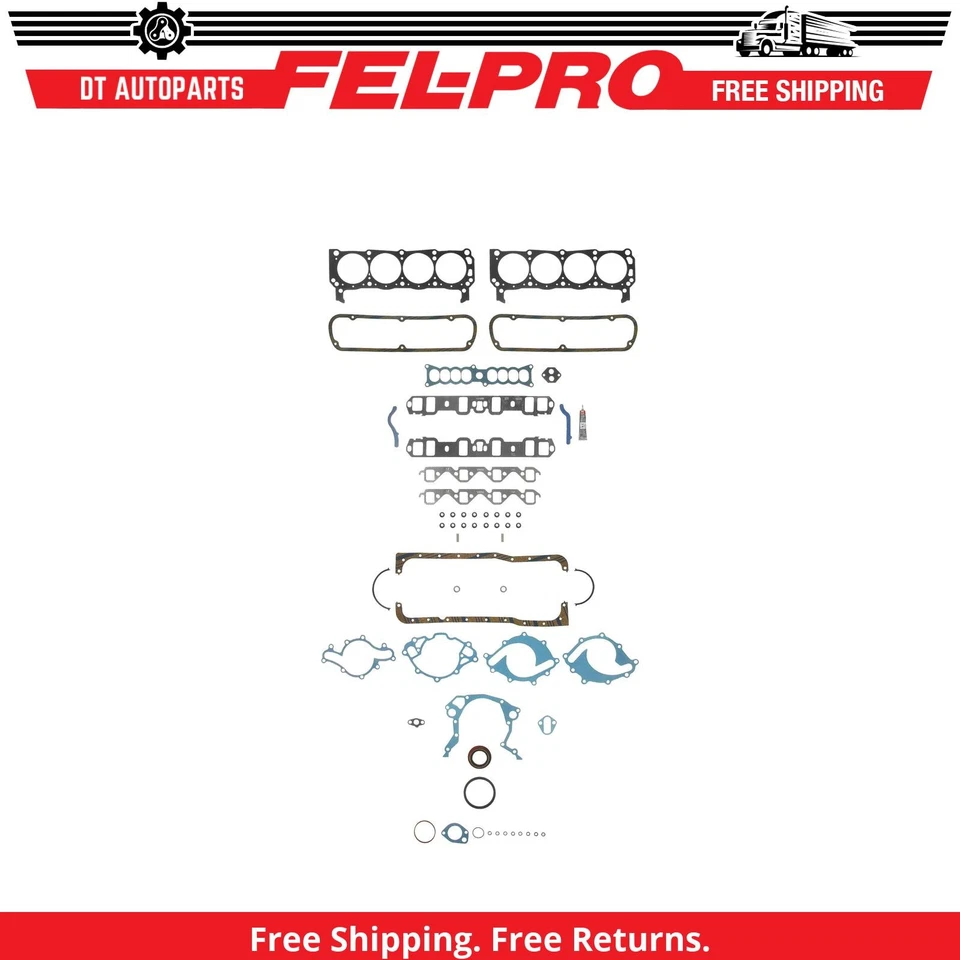 Juego de juntas de motor Fel-Pro 1992 1993 1994 para Ford Mustang 1991-1995 5,0 L V8 Foto 1 de 1