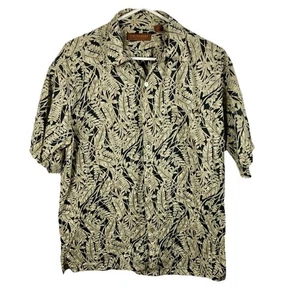 Camisa De Colección Tori Richard Honolulu Hombres M Hoja Tropical Manga Corta Abotonada - Imagen 1 de 10