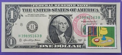 2025 GOODNIGHT MOON Stamp UNCIRCULATED $1 Dollar Bill First Day Cover # FDC -089 - Image 1 of 3