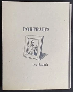 PORTRAITS Par Ted Benoît Portfolio Éd. Ziggourat 175 ex. n&s 2001 État neuf - Picture 1 of 9