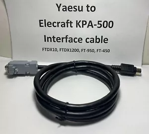 Cable de interfaz Elecraft KPA500 KPA1500 a Yaesu FTDX10 FTDX1200 FT-950 FT-450 - Imagen 1 de 3