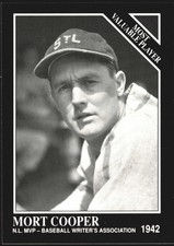 1991 Conlon Collection TSN #301 Mort Cooper    St. Louis Cardinals