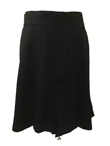 Chanel SAMPLE Black pleated front with side slits skirt 40 US 6 M - Picture 1 of 6