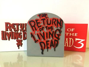The Return of the Living Dead Part 2 3 Display Text Stand Horror Comedy Frank 1 - Picture 1 of 8