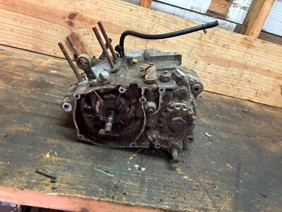1974 Yamaha DT175 Engine Bottom End Crank Case Transmission  DT 175 - Image 1 of 4