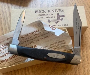 PRE DATE CODE BUCK 309 COMPANION KNIFE NEVER USED IN BOX LOGO BLADE - Picture 1 of 3