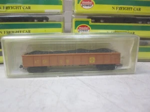 Model Power No. 4017 Santa Fe 50' Gondola N Scale Collector's Car - Picture 1 of 3