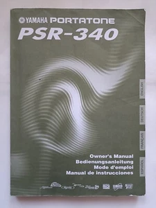 Yamaha PSR 340 Portatone Digital Keyboard User Manual Book - Picture 1 of 14