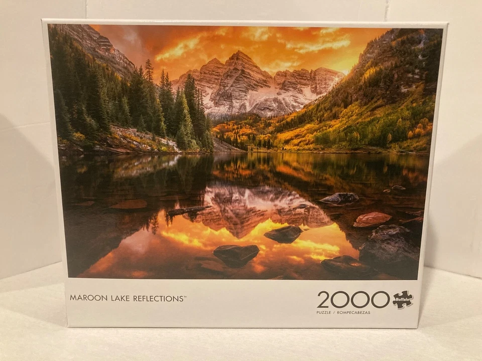 Rompecabezas Buffalo Games - Granate Lake Reflection - 2000 piezas Foto 1 de 1