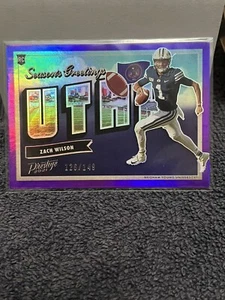 2021 Prestige - Seasons Greetings - Zach Wilson Purple 126/149 BYU NY JETS - Bild 1 von 3