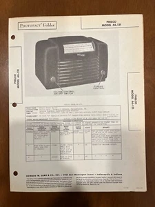 SAMS PHOTOFACT SERVICE MANUAL 5-13 PHILCO RADIO 46-131 - Picture 1 of 1