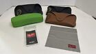 Ray Ban glasses case lot 4 total Luxottica + cleaning cloth