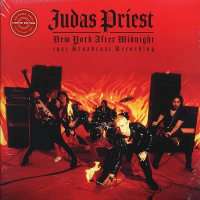 JUDAS PRIEST "NEW YORK AFTER MIDNIGHT" (2 LP) (RED) BRAND NEW! SEALED LP! (MINT) - Image 1 of 2