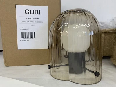 GUBI SEINE LAMP SHADE by SPACE COPENHAGEN- SMOKE, GLASS - Image 1 of 4